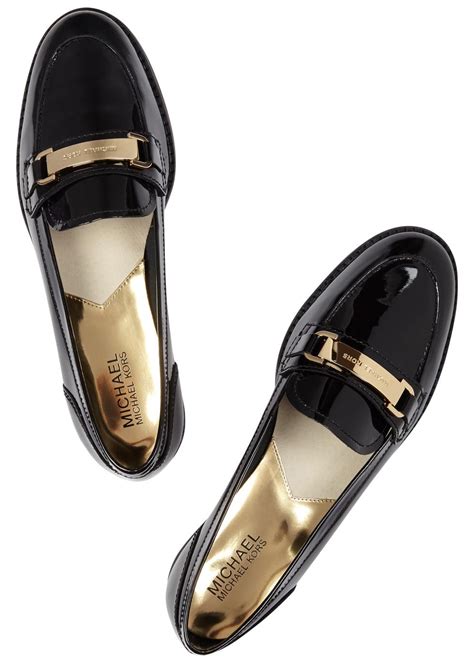 michael kors leather loafer